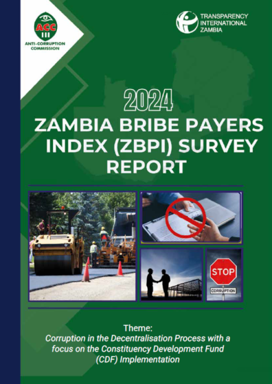 2024 Zambia Bribe Payers Index (ZBPI) Survey Report